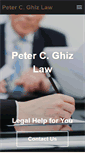 Mobile Screenshot of petercghizlawcorporation.com